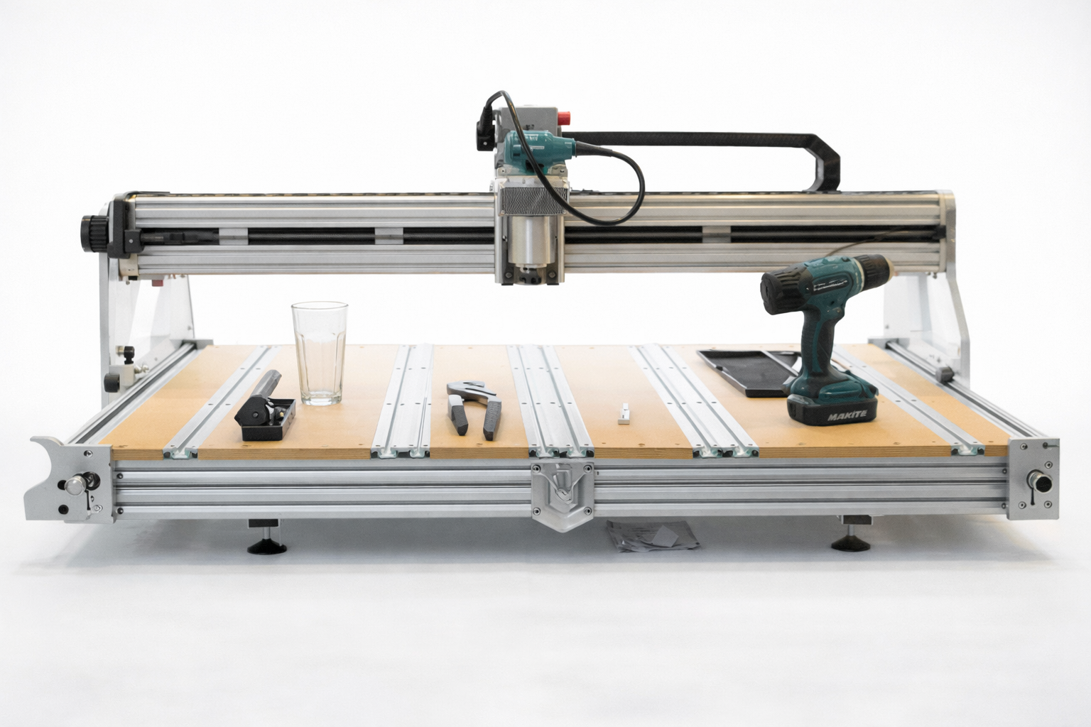 Aluminium T-Slot Machine Bed — 20 × 40 mm
