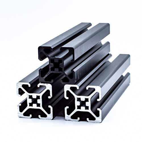 40x40 Aluminium V Slot Extrusion - Black Anodised