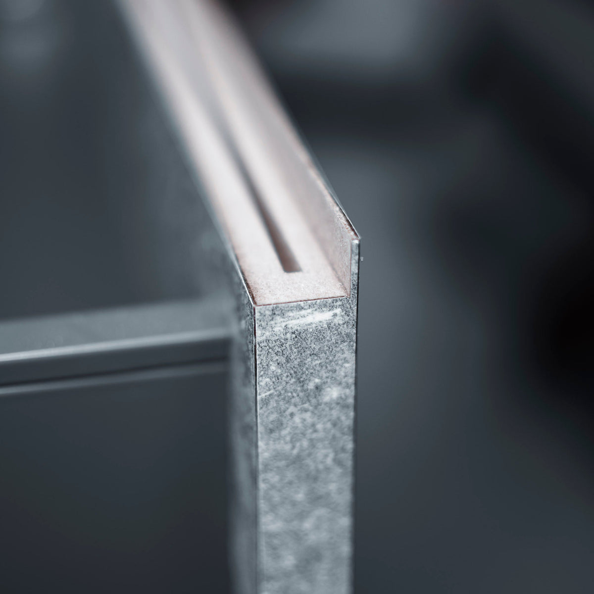Silver Handleless Profile Aluminium Profile Handle – Double-Sided, Handleless Kitchen Edge Pull ...