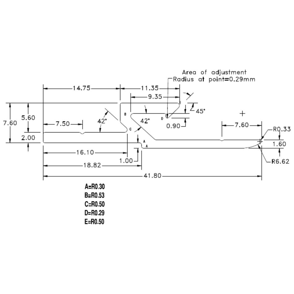 PLU3-04 Mk 2 - cross-section drawing